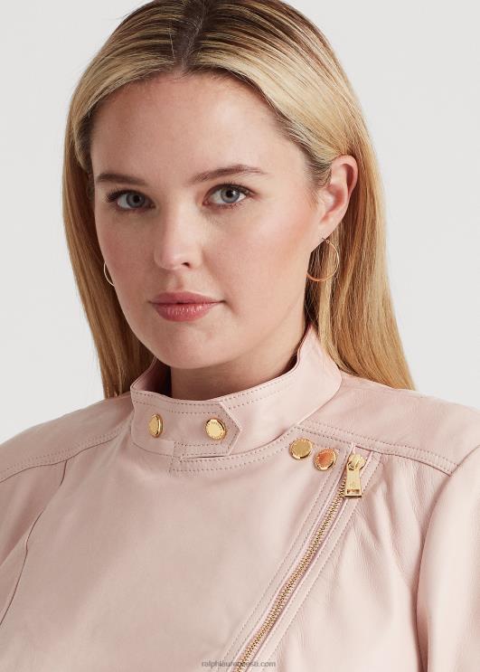 Ralph Lauren naised lambanahast motojope PR0V4602 heleroosa