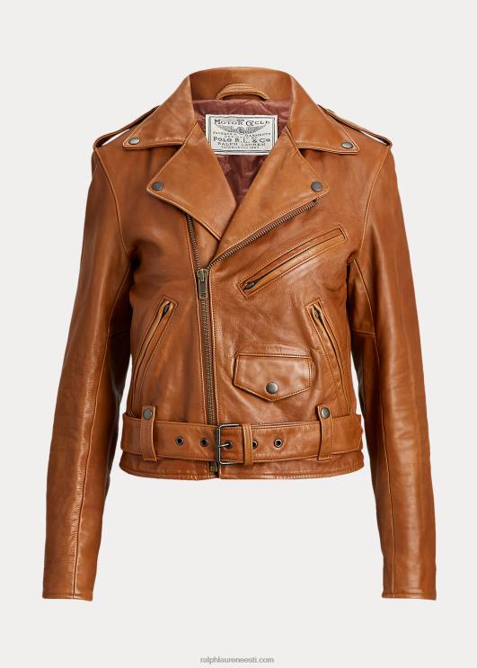 Ralph Lauren naised lambanahast motojope PR0V9260 kaneeli