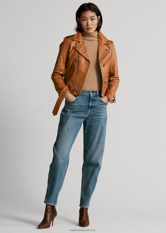 Ralph Lauren naised lambanahast motojope PR0V9260 kaneeli