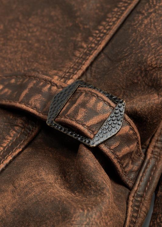 Ralph Lauren naised liibuv nahktagi PR0V3650 pruun