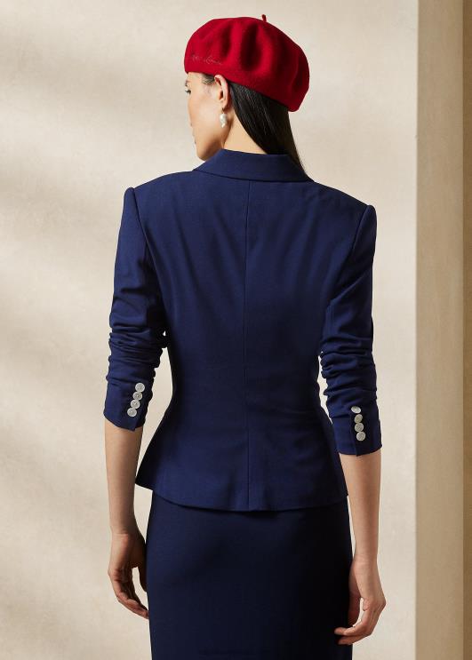 Ralph Lauren naised olwen villane krepp jope PR0V3479 luksuslik merevägi