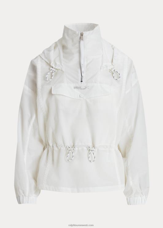 Ralph Lauren naised pakitav ripstop tuulejope PR0V3105 paber valge