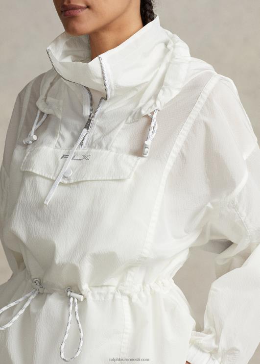 Ralph Lauren naised pakitav ripstop tuulejope PR0V3105 paber valge