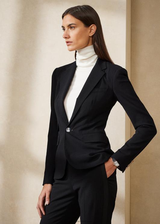 Ralph Lauren naised parkeri stretšvillane jope PR0V3443 must