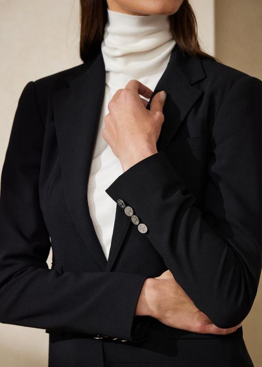 Ralph Lauren naised parkeri stretšvillane jope PR0V3443 must