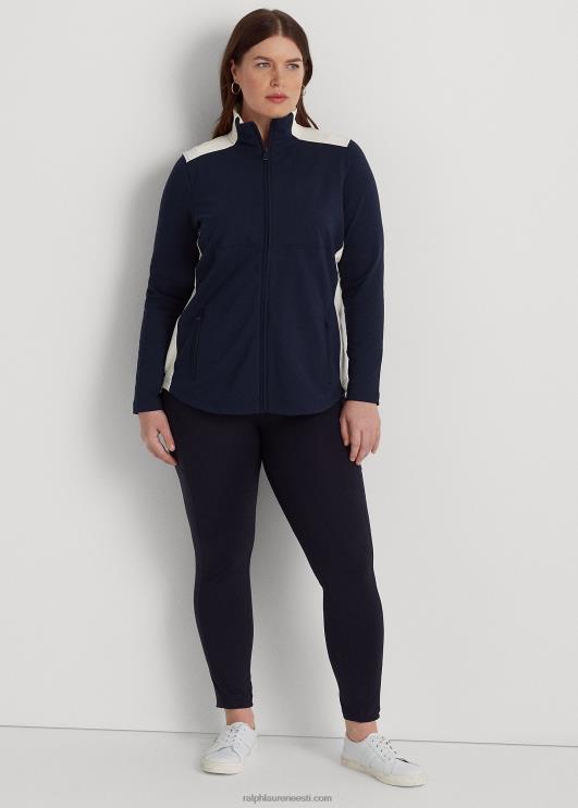 Ralph Lauren naised puuvillasegu jakk PR0V4729 mere- ja kreemjas