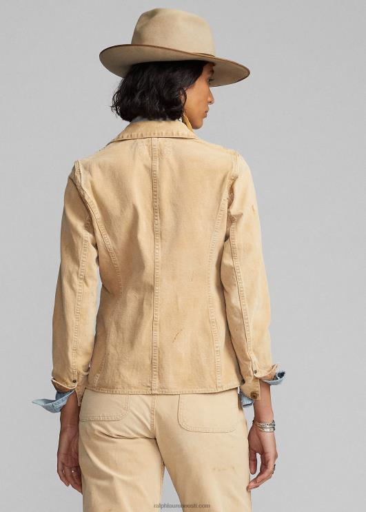 Ralph Lauren naised puuvillasest lõuendist jope PR0V3642 khaki