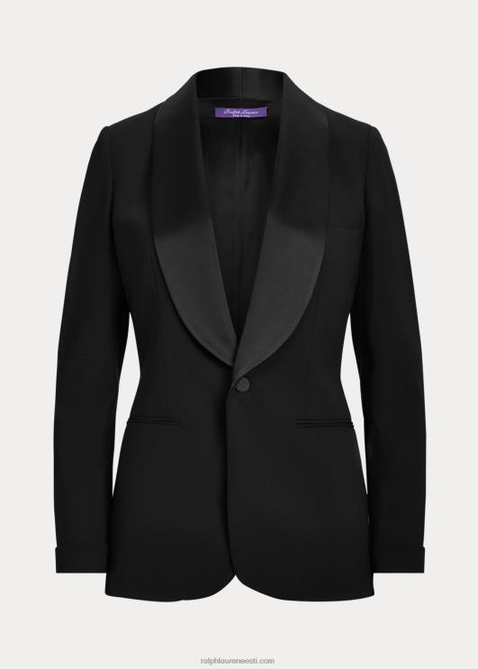 Ralph Lauren naised saemehe villane smokingu jope PR0V3439 must