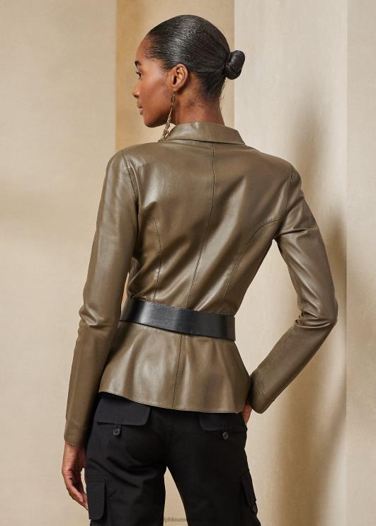 Ralph Lauren naised sophee lambanahast jope PR0V9303 oliiv