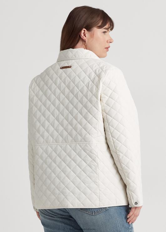 Ralph Lauren naised teemanttepitud jakk PR0V4705 valge