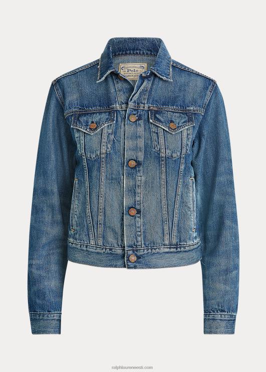 Ralph Lauren naised teksasest rekkamehe jope PR0V3278 tume indigo