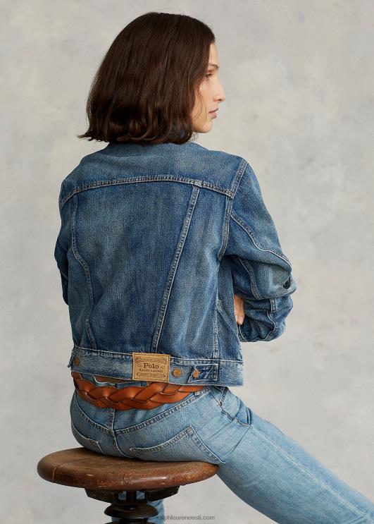 Ralph Lauren naised teksasest rekkamehe jope PR0V3278 tume indigo