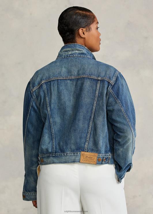 Ralph Lauren naised teksasest rekkamehe jope PR0V3278 tume indigo