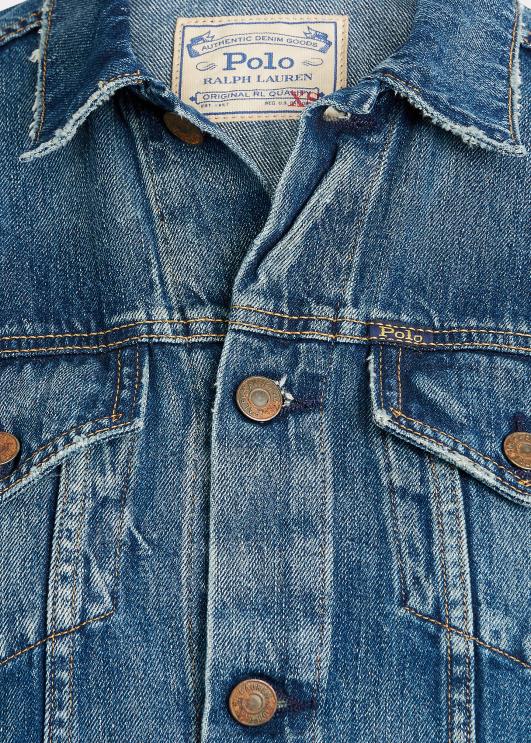 Ralph Lauren naised teksasest rekkamehe jope PR0V3278 tume indigo