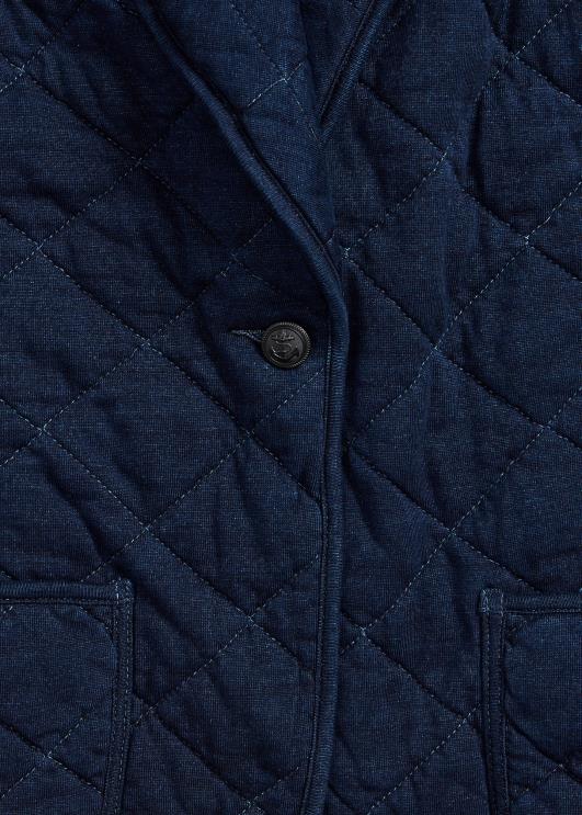 Ralph Lauren naised tepitud jersey jakk PR0V3669 indigo