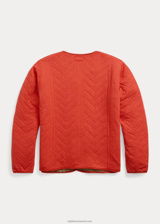 Ralph Lauren naised tepitud jersey liner jope PR0V3635 punane