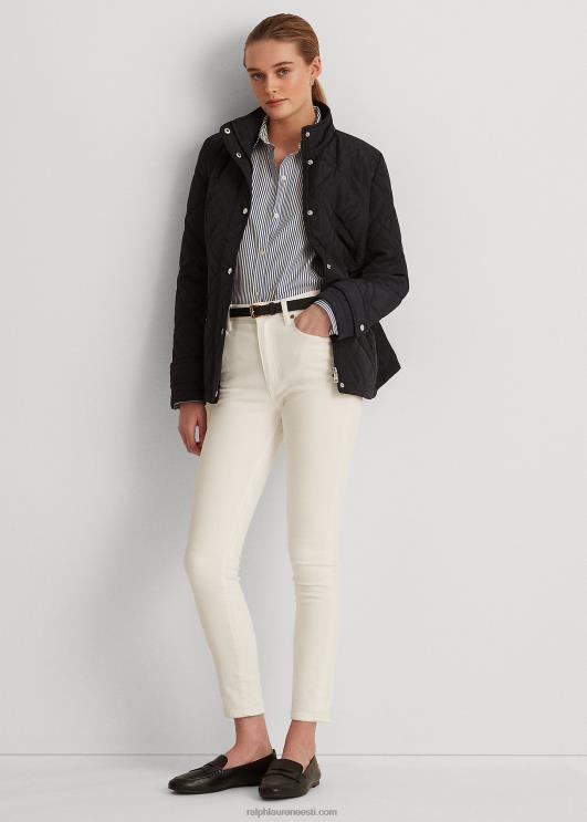 Ralph Lauren naised tepitud mockneck jakk PR0V4121 merevägi