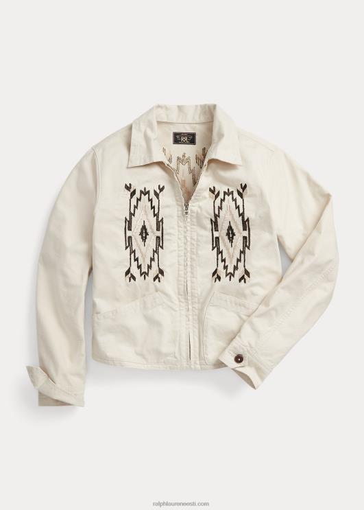 Ralph Lauren naised tikitud slub-kootud jakk PR0V3614 tonaalne kreem