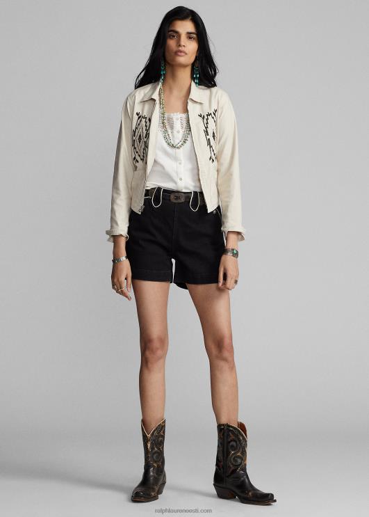 Ralph Lauren naised tikitud slub-kootud jakk PR0V3614 tonaalne kreem