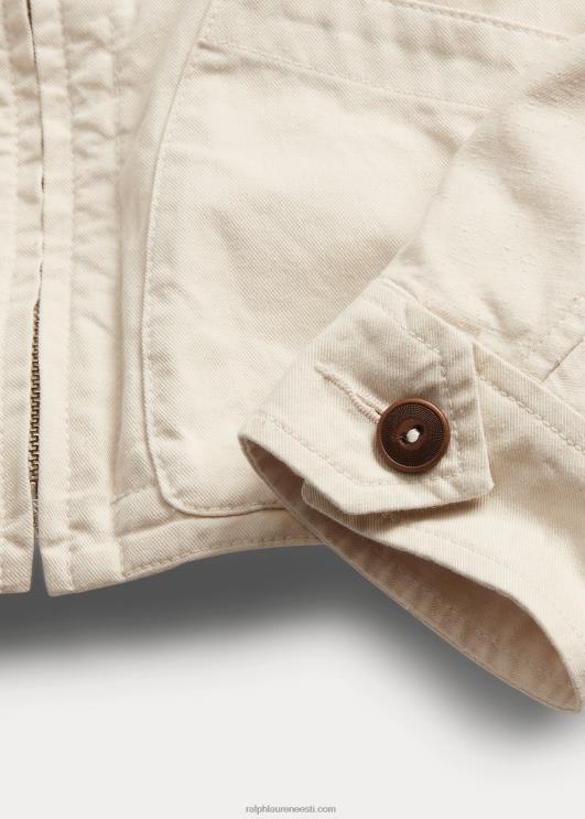 Ralph Lauren naised tikitud slub-kootud jakk PR0V3614 tonaalne kreem