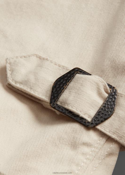 Ralph Lauren naised tikitud slub-kootud jakk PR0V3614 tonaalne kreem