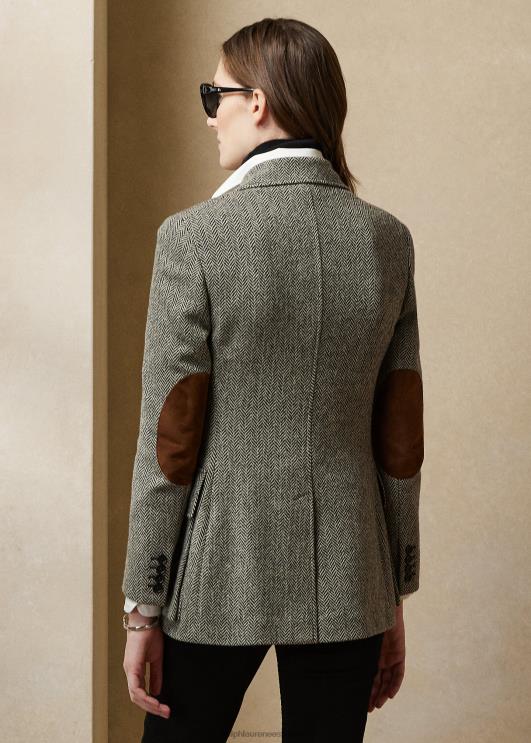 Ralph Lauren naised tviidjakk PR0V3463 must/kreem