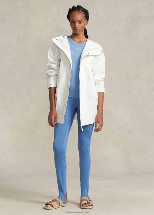 Ralph Lauren naised veekindel kapuutsiga tuulejope PR0V3092 valge/kaerahelbed