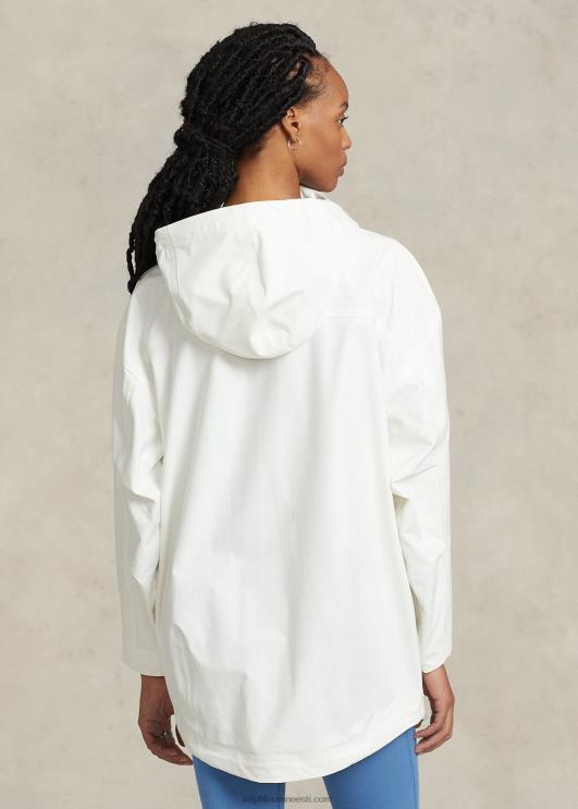 Ralph Lauren naised veekindel kapuutsiga tuulejope PR0V3092 valge/kaerahelbed