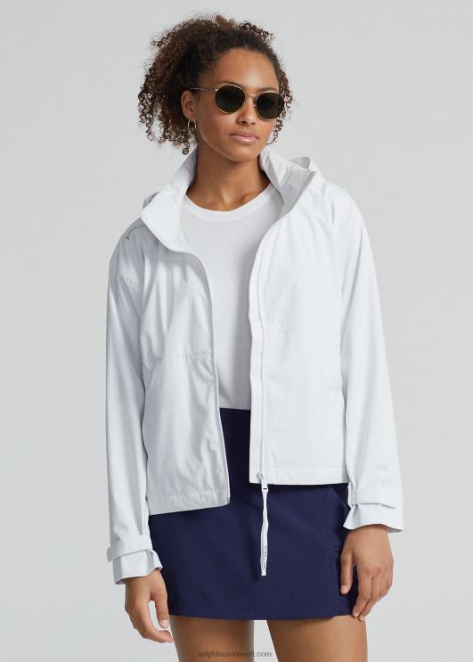 Ralph Lauren naised vetthülgav kapuutsiga jope PR0V9406 keraamiline valge