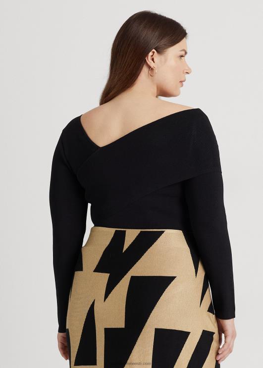 Ralph Lauren naised asümmeetriline pikkade varrukatega kampsun PR0V4781