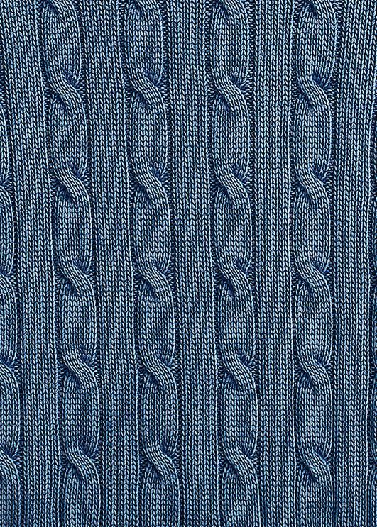 Ralph Lauren naised õhuke kaabliga kootud kampsun PR0V3357 indigo