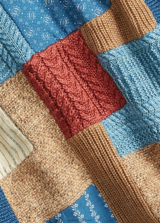 Ralph Lauren naised indigo rätikkraega kardigan PR0V3647 pruun multi