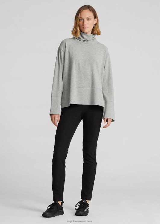 Ralph Lauren naised jõudlus puuvillasegune kilpkaelus PR0V3568 helehall kanarbik