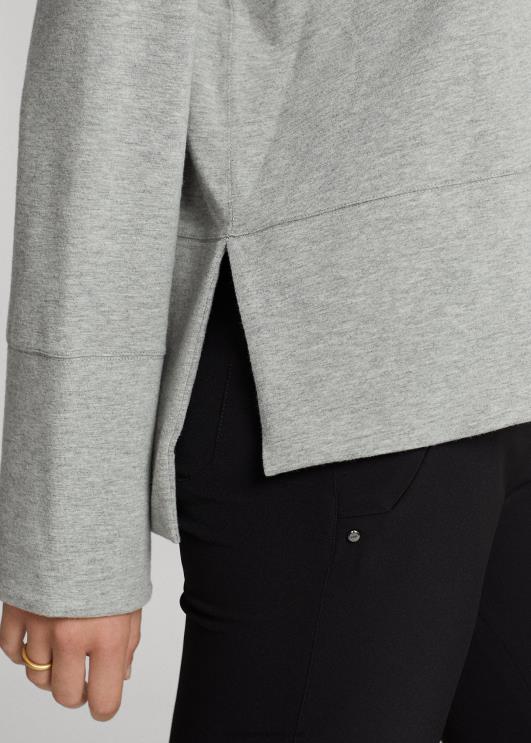 Ralph Lauren naised jõudlus puuvillasegune kilpkaelus PR0V3568 helehall kanarbik