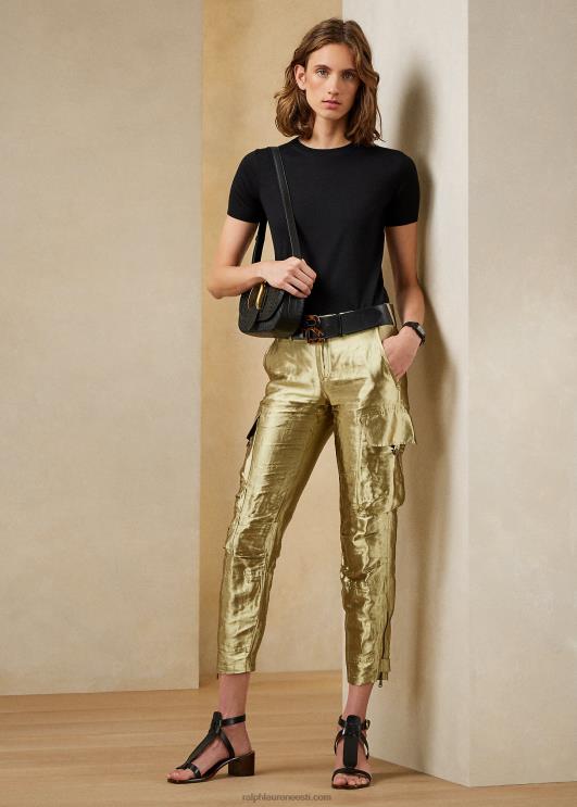 Ralph Lauren naised kašmiirist jersey lühikeste varrukatega kampsun PR0V3533 must