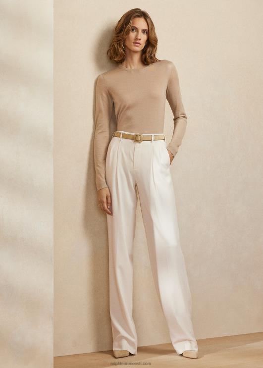 Ralph Lauren naised kašmiirist kaelusega kampsun PR0V3448 lux tan