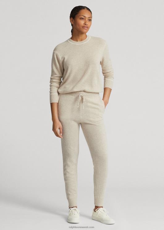 Ralph Lauren naised kašmiirist kaelusega kampsun PR0V3727 liivakanarbik