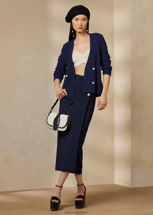 Ralph Lauren naised kaherealine kampsun PR0V3503 luksuslik merevägi