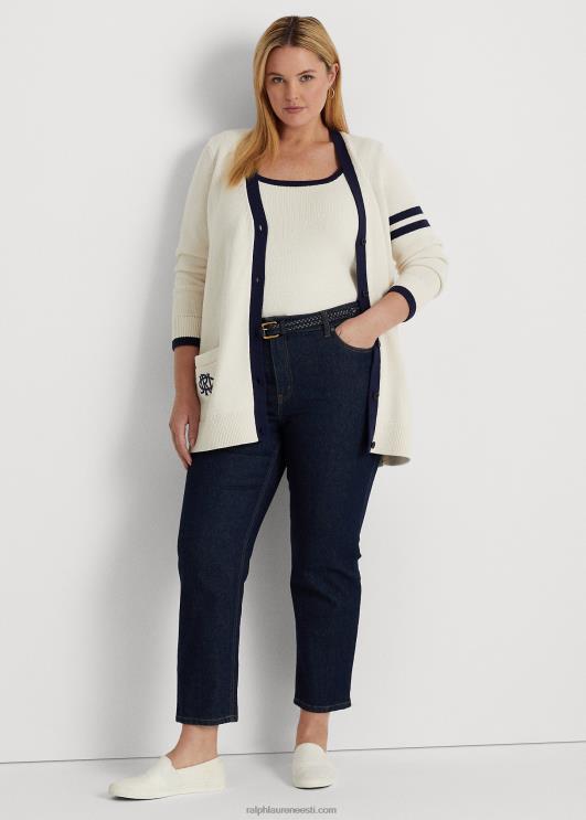 Ralph Lauren naised kahetooniline puuvillane kardigan PR0V4597