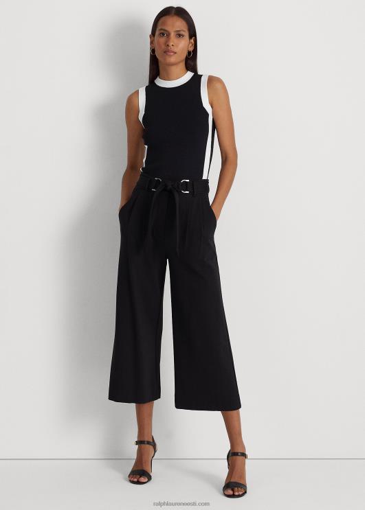 Ralph Lauren naised kahetooniline varrukateta kampsun PR0V4314 must valge