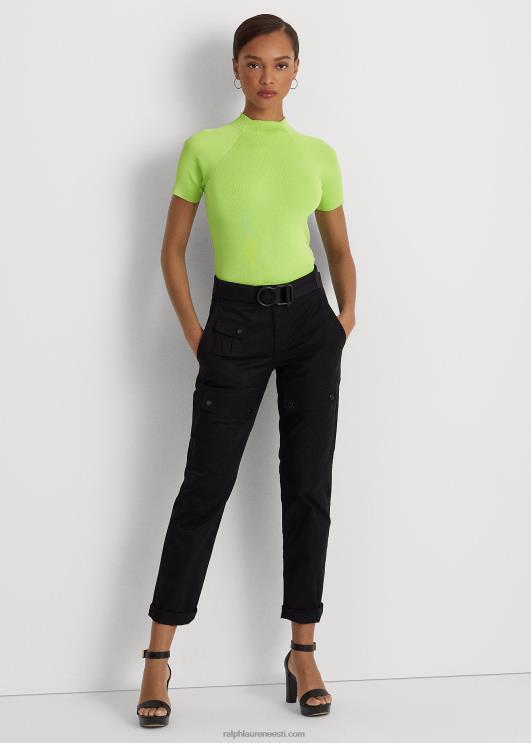 Ralph Lauren naised lühikeste varrukatega sviiter PR0V3898 elektriline lubi