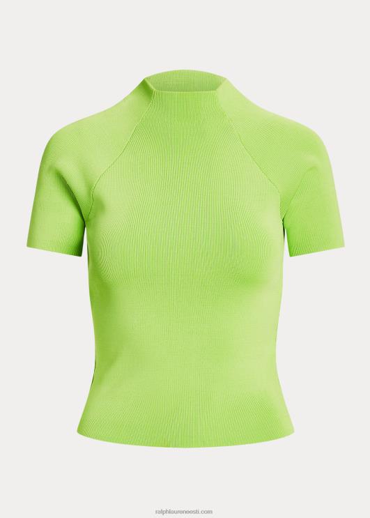 Ralph Lauren naised lühikeste varrukatega sviiter PR0V3898 elektriline lubi