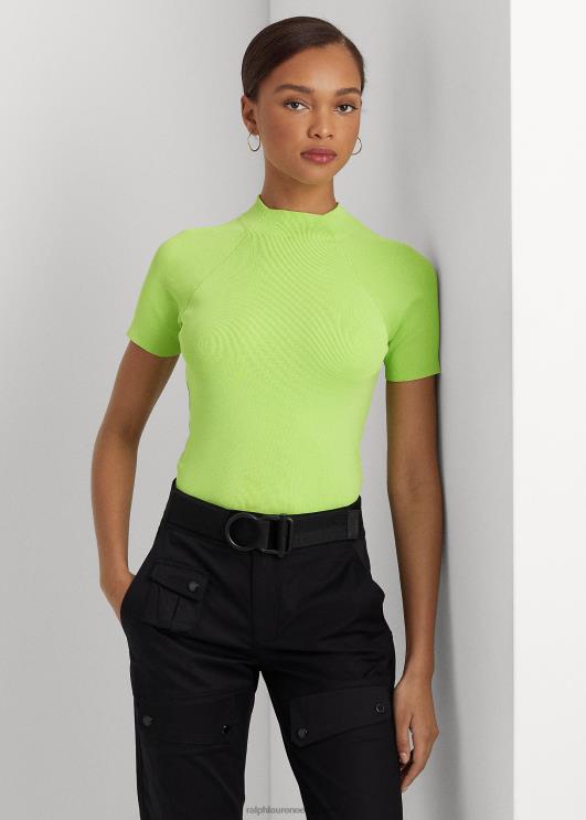 Ralph Lauren naised lühikeste varrukatega sviiter PR0V3898 elektriline lubi