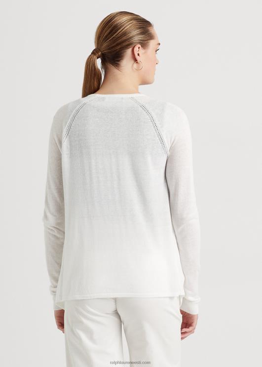 Ralph Lauren naised linasegu kampsun PR0V4337 valge