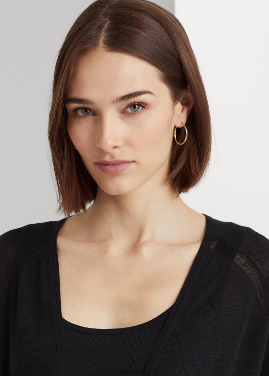 Ralph Lauren naised lipsuga ees kardigan PR0V4035 must