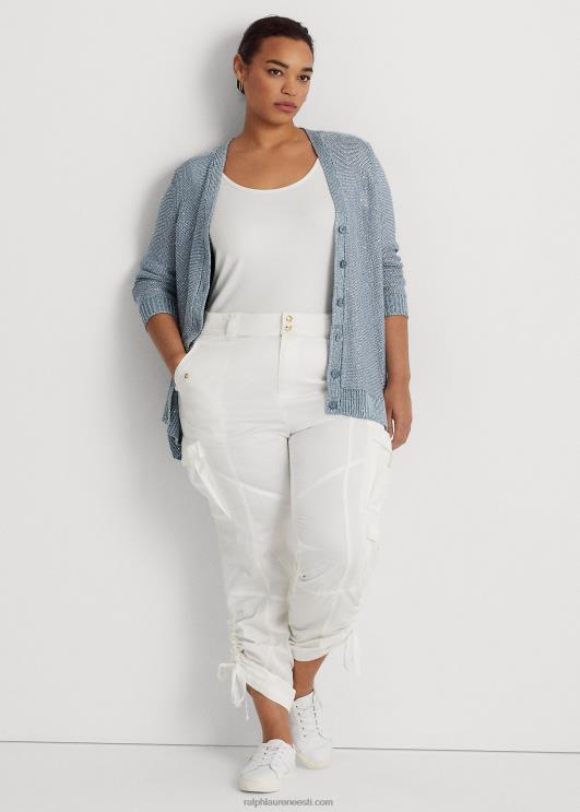 Ralph Lauren naised litritega linasegust kardigan PR0V4599 indigoookean multi