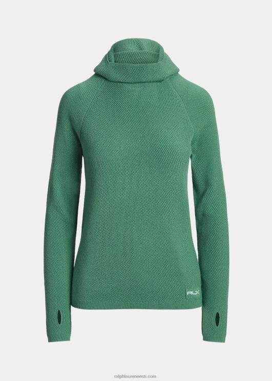 Ralph Lauren naised meriinovillane snoodpulover PR0V3047 parveroheline
