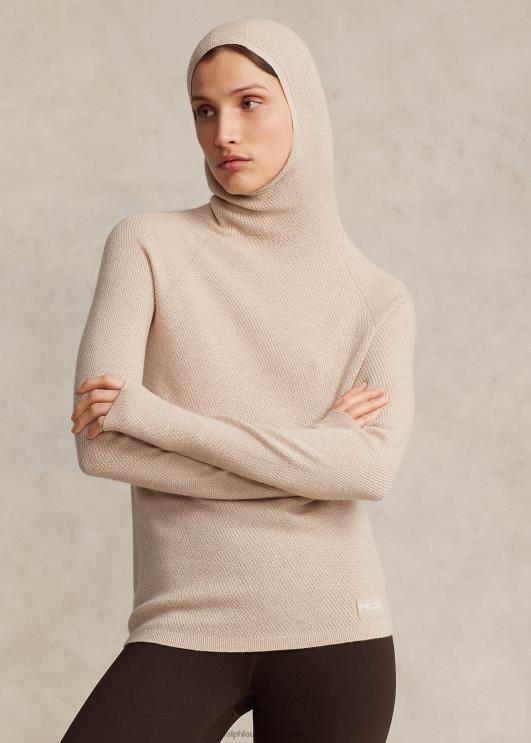 Ralph Lauren naised meriinovillane snoodpulover PR0V3048 luitepruun kanarbik