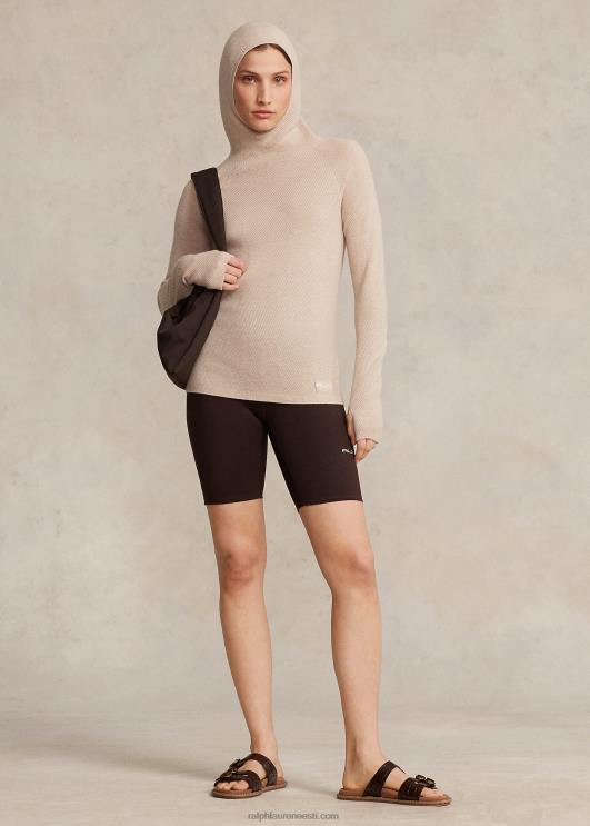 Ralph Lauren naised meriinovillane snoodpulover PR0V3048 luitepruun kanarbik