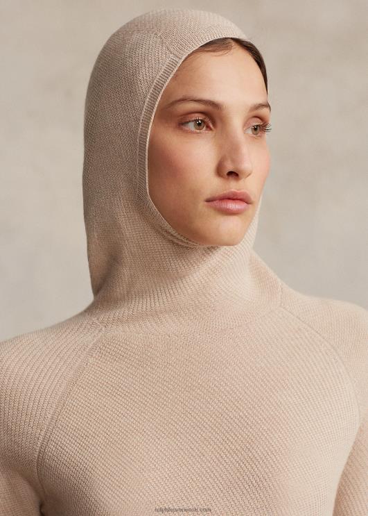 Ralph Lauren naised meriinovillane snoodpulover PR0V3048 luitepruun kanarbik